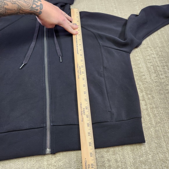 Spanx Hoodie Women XL Air Essential Full Zip Sweatshirt Modal Blend Stretch - Picture 5 of 11